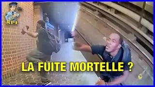 CHOC Il saute sur les voies pour fuir la Police, &Ccedil;a tourne mal | Police am&eacute;ricaine