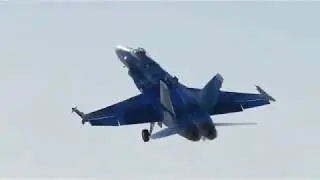 F/A-18 Agressor Low flying display at Al Minhad AB - DCS