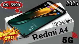 Redmi A4 5G New 5G Smartphone unboxsing⚡Best 5G Smartphone 2026⚡Jio 5G Smartphone 2026⚡JioPhone Next