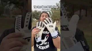 The One Glove OG1 Heritage Negative quick review part 1. #goalkeeper #goalkeeping #goalkeepergloves