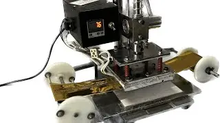 Hot foil stamping machine Ph. no- 9718139393 #leatherhotfoilstamping #opticalbox  #plasticproducts