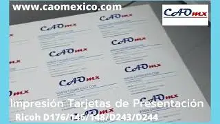 Impresora de Tarjetas Presentaci&oacute;n en Cartulina Sulfatada Ricoh D176/D146/D148/D243/D244 caomexico