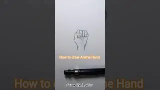 How to draw Hand?Tutorial&bull;Drawing#sketch#anime
