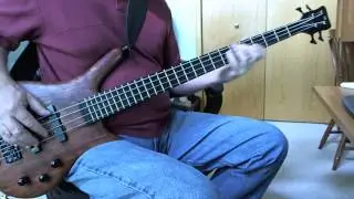 Toto Hold the Line Greg Papaleo Bass Cover One Finger Hook style playing
