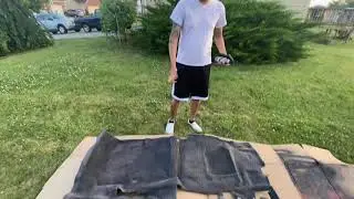 How To Paint Carpet Using Spray Paint EK Civic