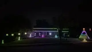 All I Want For Christmas Is You (Mariah Carey) - Sheffield Lights - 4K Christmas Light Show 2022