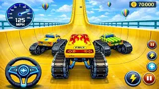 Level 99 Pro vs Impossible Tracks | Monster Truck Stunt Racing | Android Gameplay 