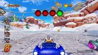 CTR Nitro Fueled - Hard Playthrough, Part 11: Blizzard Bluff