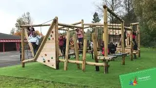Active Play Environment At Blaen-Y-Cwm cp School