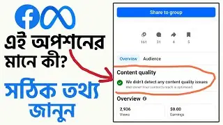 We didn't detect any content quality issues-Facebook Content Quality | Content's reach is optimised