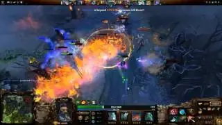 Kunkka 51 kills, четыре Devine Rapier.