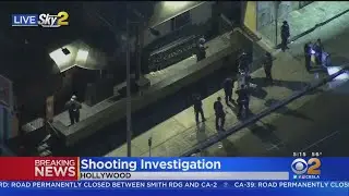 Two Shot Outside Popular Hollywood Nightclub