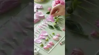 Creating clay Peony #shorts