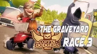 Coffin Dodgers Walkthrough Gameplay Detonado Story Mode - The Graveyard Race 3 - No Commentary PC