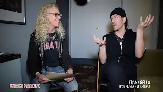 Frank Bello Bass Player of Anthrax Interviewed by Unrated Magazine