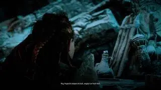 Horizon Zero Dawn [Complete Edition]: Aloy Visits Rost's Grave