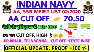 NAVY AA FINAL MERIT CUT OFF 2020,NAVY SSR FINAL MERIT CUT 2020,NAVY AA/SSR RESULT 2020,NAVY RESULT
