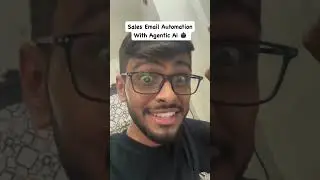 Sales email Automation with agentic ai with N8n #agenticai #ai #trending #shorts #automation #reels