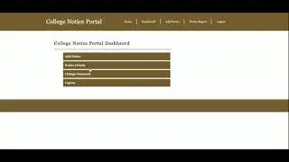 College Notice Portal | Python Django Project Tutorial