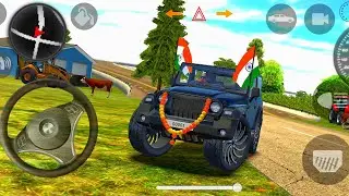 Modified_Thar_Mahindra 😈🔥 Dollar__Remix___⚡Indian_Cars_Simulator_3D_Game_AndroidGameplay