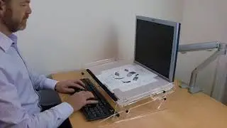 Go Slide ergonomic copy holder and writing slope