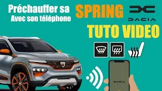 DACIA Spring Dégivrage Desambuage à distance Sièges Chauffants en 2 minutes