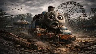 I Found a DESTROYED Thomas Train Buried Beneath an Abandoned Amusement Park&hellip; Full ASMR Restoration!