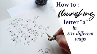 20+ Ways on flourishing letter 