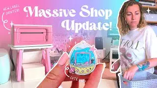 Studio Vlog: Unboxing the MUNBYN Thermal Label Printer & packing brand new Enamel Pins!