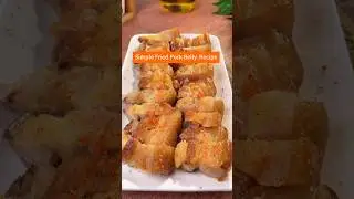 Простой рецепт жареной свиной грудинки, очень вкусно #рецепт #китайскаяеда #свинаягрудинка