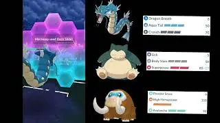 Pokemon Go PvP Premier Classic Master League- Gyarados/Snorlax/Mamoswine[Season 13]