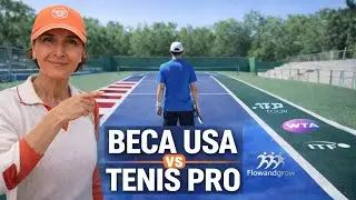 Beca USA vs. Tenis profesional
