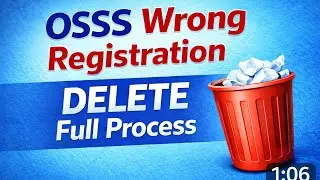 Osssc Registration Wrong Delete//Ri Ari Amin Registration Correction Stape 