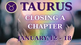 TAURUS ♉️ | Weekly Tarot Reading | Closing a Chapter With Strength & Support | Jan 12–18, 2026⭐