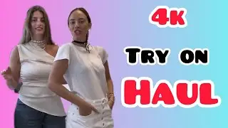 4K Try-On Haul 2026 | 4K Transparent cleaning  & Lingerie Chic Mesh Dress Try On haul