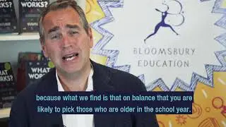 Lee Elliott Major on Summer-Born Disadvantage