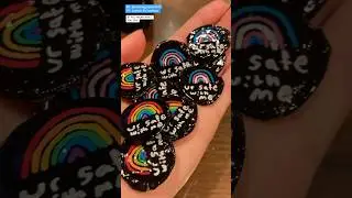 Made more pins #diy #diypins #punkdiy #punkfashion #punk
