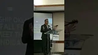 Charles de Coune talking to Leadership Oklahoma at Seminole State College on 10/4/22
