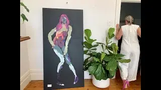 Wild Child Painting - Contemporary Art Adelaide - Sarah Jane Artist