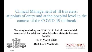 Presentation 2: Clinical management of ill traveller: Points of entry and at the hospital level