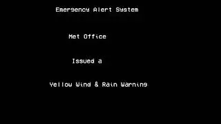 EAS Yellow Warning Of Wind & Rain (EAS #11)
