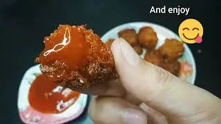 Easy Snacks Recipe with only 1 ingredient || 2min Recipe Crunchy light Snack.