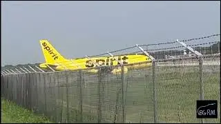 Nice Pushback but ULTRA-FAST takeoff. Spirit Airlines A319-132 at Mercedita Airport (PSE) 7/21/23.