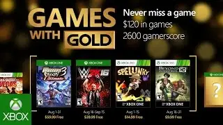 Xbox Games with Gold - August