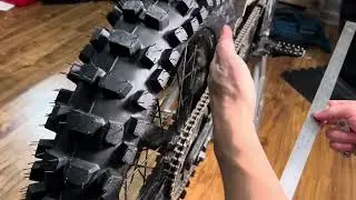 New tire on the market, testing the Pivotrax EXT 100/100-18 gummy. 