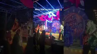 Arambol Beach Party Vibes 🔥 GOA #shorts #goa #goanightlife #party #partyvibes #arambol #youtube