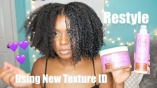 Restyling My Natural Hair 👩🏾‍🦱Using Texture ID💜