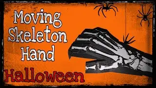 Moving Skeleton Hand Craft || DIY Skeleton Hand Craft || Halloween Crafts ||Easy Paper Skeleton Hand