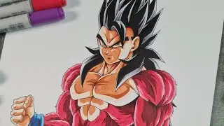 Drawing GOHAN SSj4 in REAL TIME