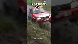 Don't get in the way when you crash your Rally car ! #rally #crash #motorsport